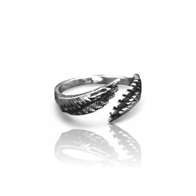 kanat yüzük Kanat Gümüş Yüzük