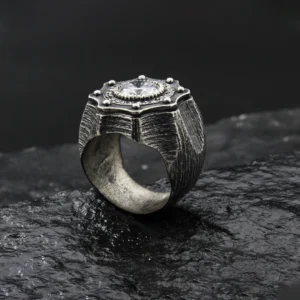 1 Yıldız Taşlı Gümüş Yüzük