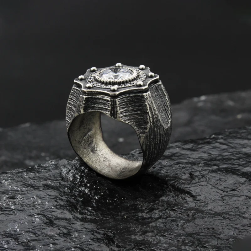 1 Yıldız Taşlı Gümüş Yüzük