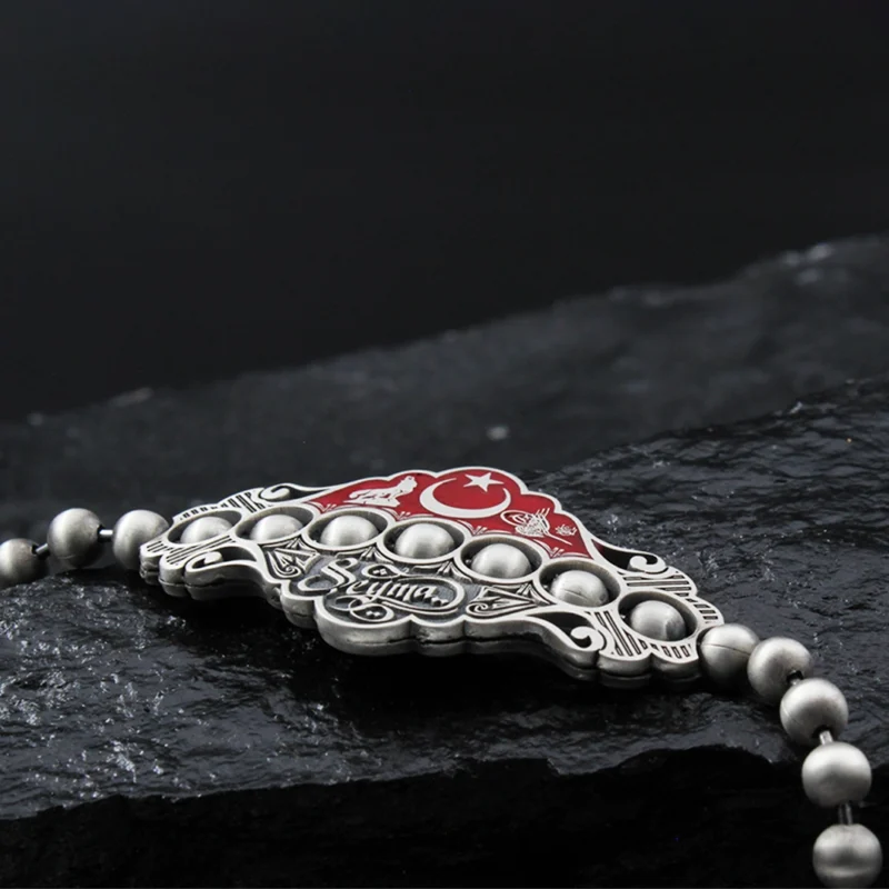 1 Ay Yıldızlı İsimli Gümüş Bileklik