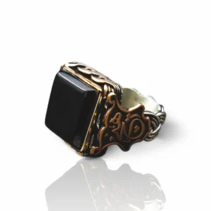 siyah taşlı hiç yüzük Siyah Taşlı Hiç Gümüş Yüzük