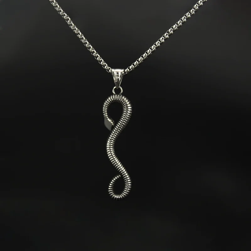 Yılan Çelik Kolye Yılan Çelik Kolye