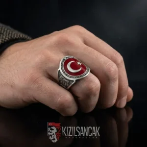 Ay yıldız yüzük manken Eko Ay Yıldızlı Yüzük