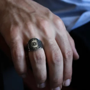 4 Türkün Mührü Gümüş Yüzük