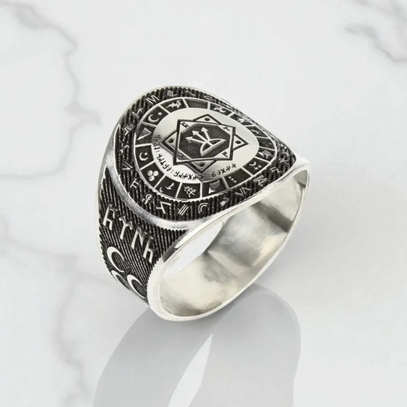 white-Photoroom Türkün Mührü Gümüş Yüzük