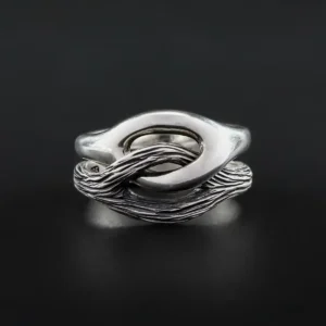 2 Yekpare Gümüş Yüzük