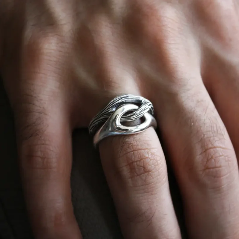 4 Yekpare Gümüş Yüzük