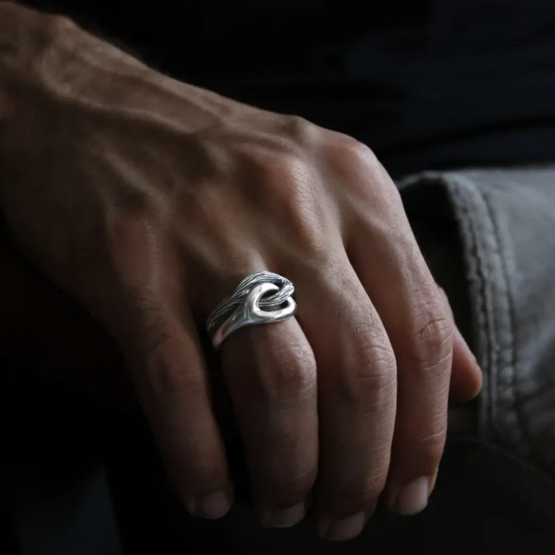 5 Yekpare Gümüş Yüzük