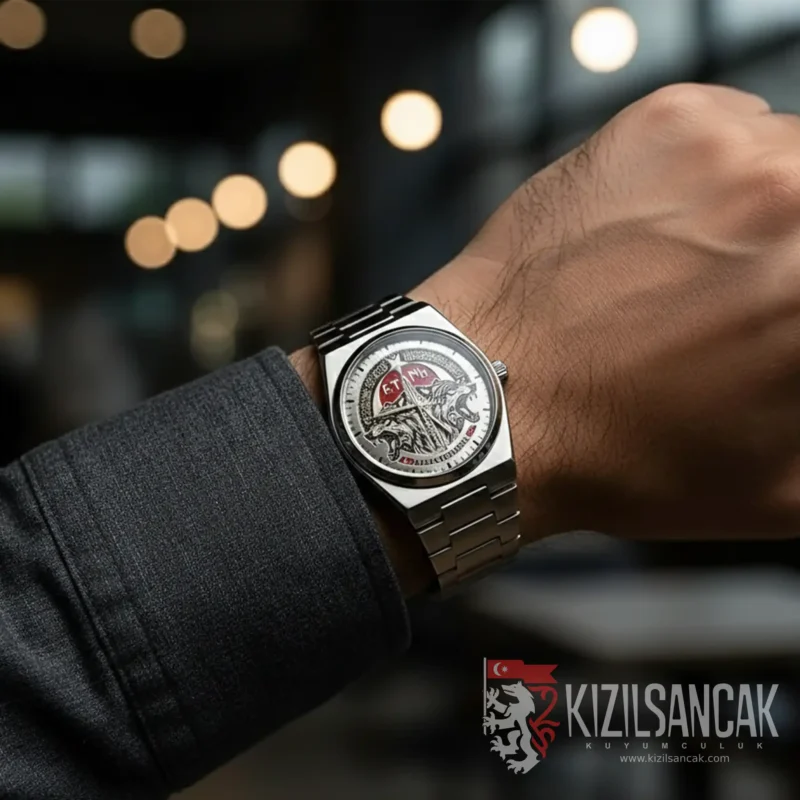 İntikam Subleon Saat 2 İntikam Bozkurt Gümüş Kadranlı Kol Saati