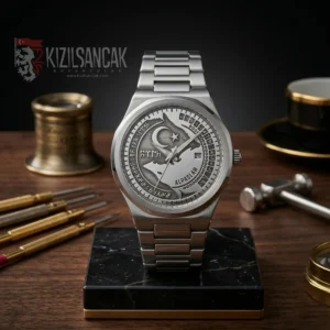 Bozkurt Gümüş Kadranlı Kol Saati Adal Model