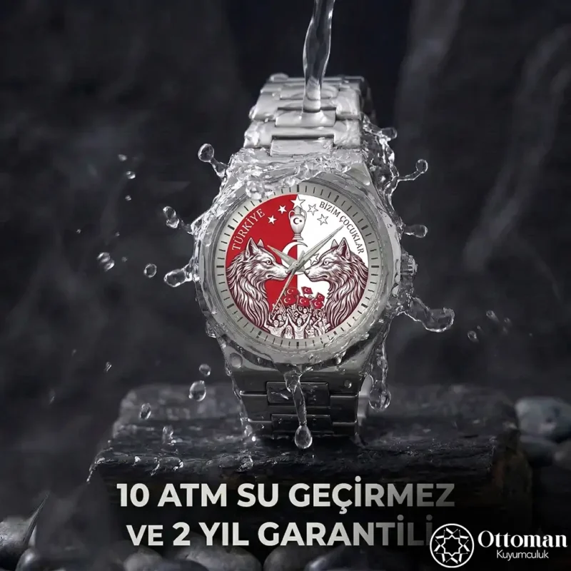 ottoman-29217-2-5 Bizim Çocuklar Gümüş Kadranlı Kol Saati