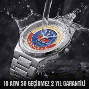 ottoman-29231-2-7 Jandarma Gümüş Kadranlı Kol Saati