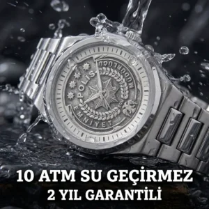 ottoman-29246-3-8 Polis Teşkilatı Gümüş Kadranlı Kol Saati
